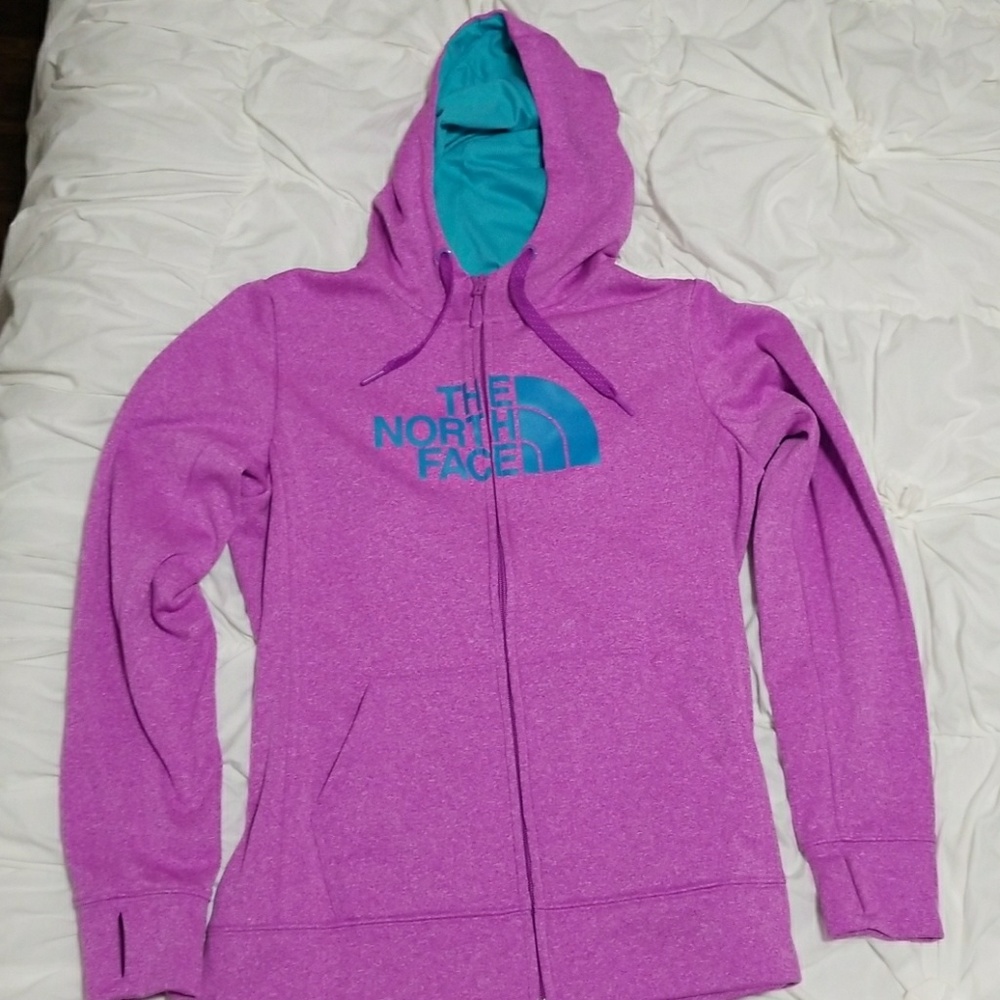 Northface hoodie NWOT/Purple zip up hoodie